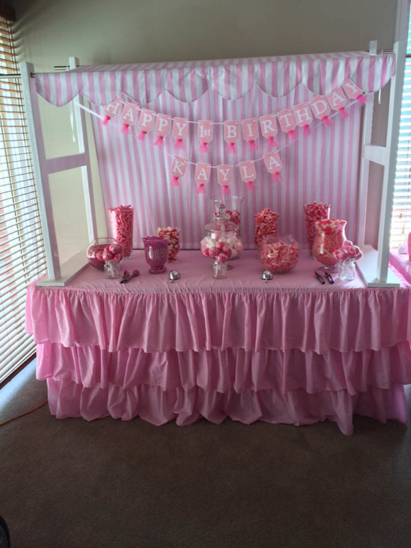 Geelong party hire candy table