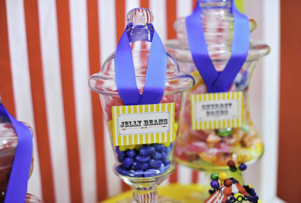 children's party hire Geelong candy jars